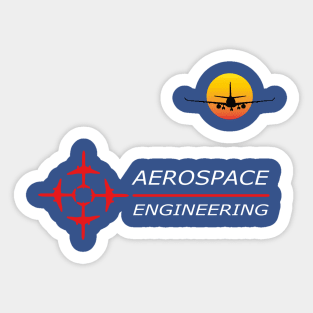 Best design aerospace engineering aircraft mechanics Sticker